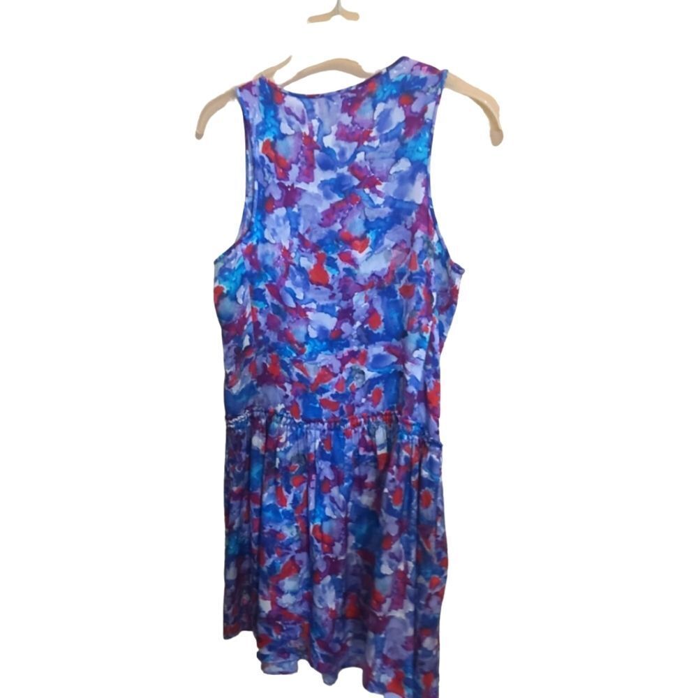 Theory Archi Perplexing Print Silk Dress View 5